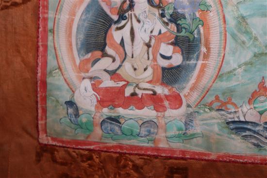 A Tibetan thangka